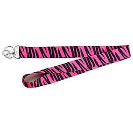 GB GIFTS 18 x 1 in. Lanyard with Metal Clip; Pink & Black GB945795